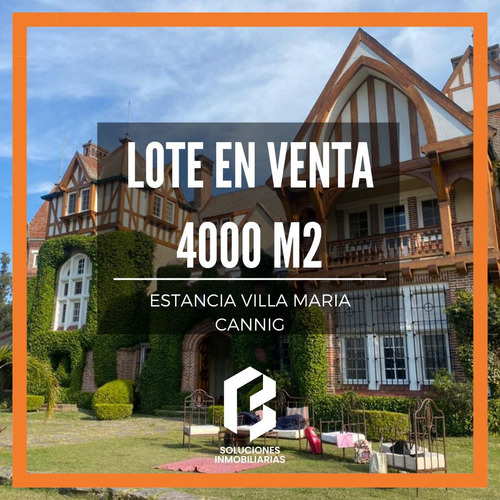 Lotes En Venta En Estancia Villa Maria