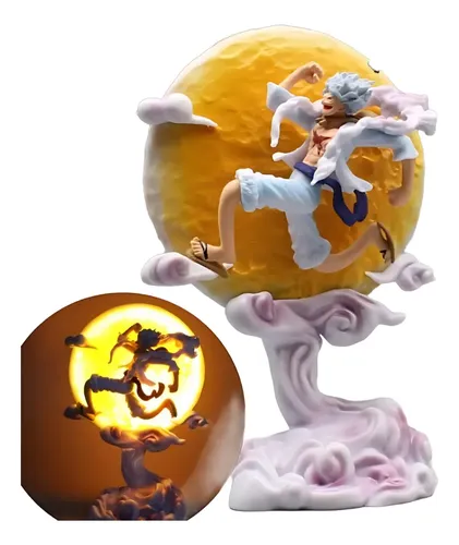 Action Figure 16cm Com Led Luffy Nika Gear 5 One Piece | MercadoLivre