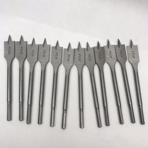 Lot Of 12 Unbranded,  3/4  X 6   Flat Drill Bit  Yyf