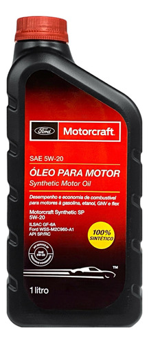 Óleo 5w20 Sintético Original Ford Motorcraft - 1 Litro