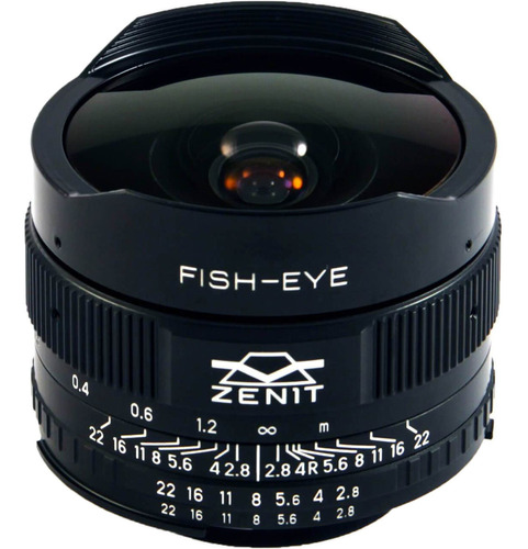 Zenitar 16mm F/2.8 Fisheye Lente Para Nikon F