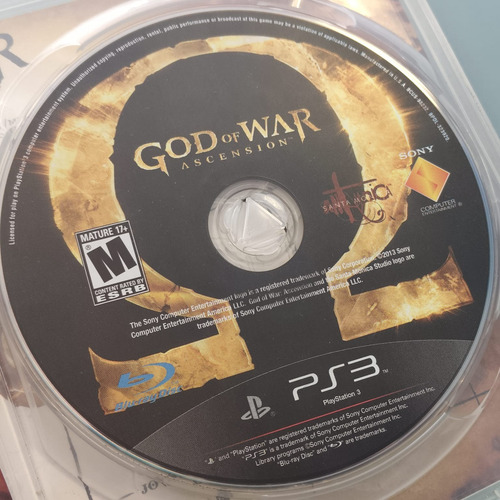 God Of War Ascension Playstation 3 Juego Físico (Usado)