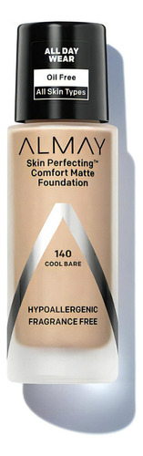 Base de maquillaje Almay Skin Perfecting Comfort Fundación Mate tono cool bare - 30L