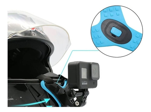 Base Soporte Casco Gopro 