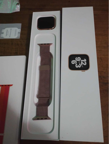 Apple Watch Se 44 Mm Gold Aluminum Gps+celular Dorado Mesh Negro Dorado (Usado)