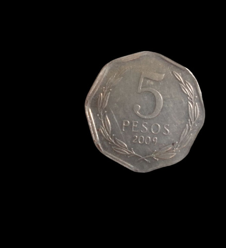 Moneda Chile 5 Pesos 2009