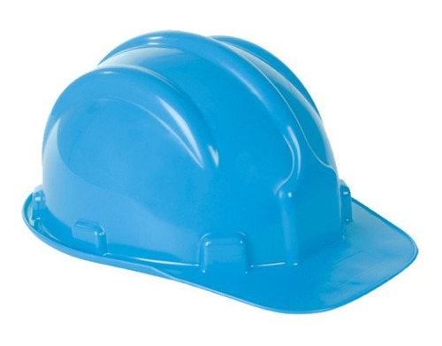 Capacete Plástico Plt Azul Claro - Plastcor