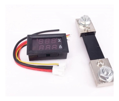Voltimetro Amperimetro Digital Dc 0-100v 100a Con Shunt 100a