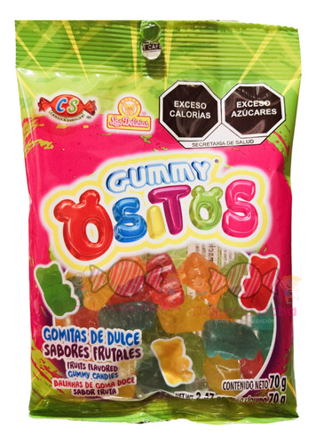 Delicias Gummy Ositos 70 Gramos