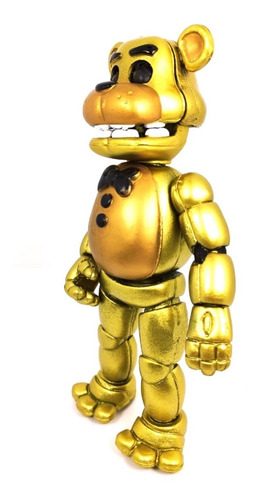 Imagen 2 de 5 de Five Nights At Freddys Figura Golden Freddy Animatronic Led