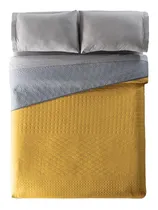 Comprar Edredon King Size Novo Mostaza Vianney Y Sabanas Bora