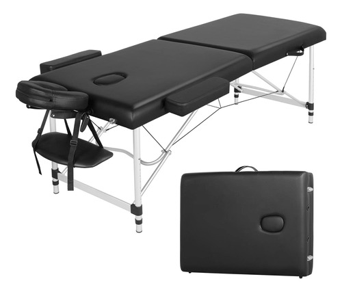 Topeakmart Mesa De Masaje Portátil De Aluminio Cama De