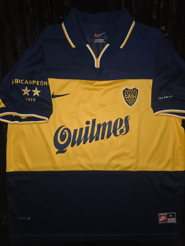 Jersey Boca Juniors 1998-1999 Bicampeon De Epoca