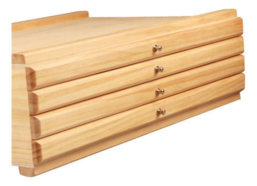 Caja De Almacenamiento Con Cajón Para Suministros 4 Cajones