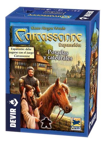 Carcassonne 2nd Ed Posadas Y Catedrales Expansion En Español