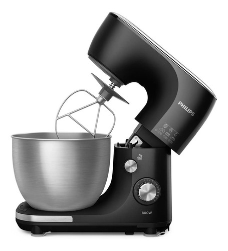 Batidora de pie Philips 7000 Series HR7922 negra 220 V