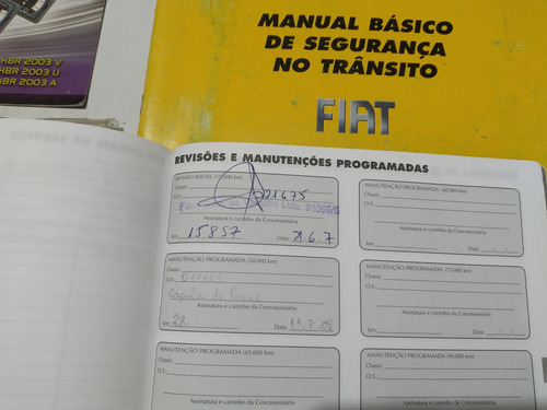 Manual Do Proprietário Palio Fire Flex 2006 Bp (Usado)