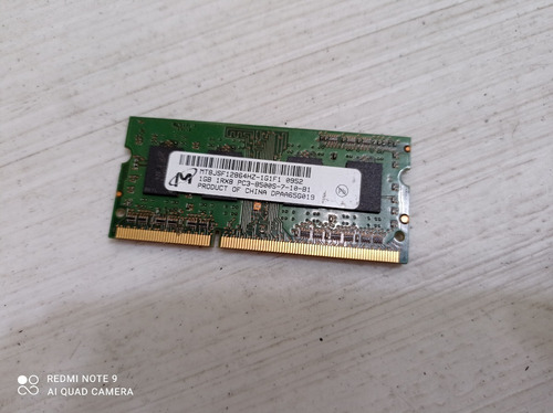 Tarjeta Ram 1gb Micron