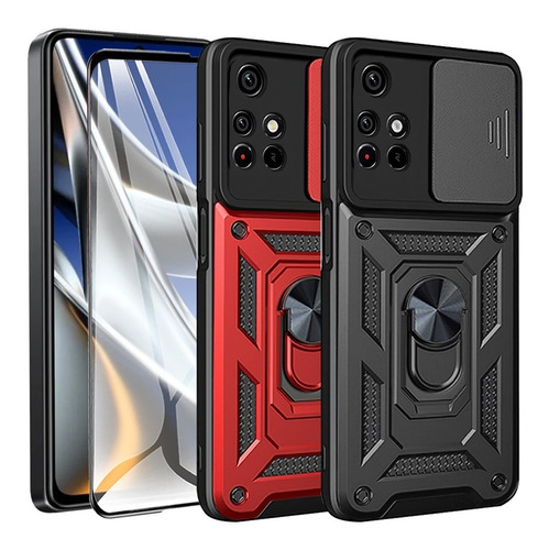 Funda Slider Para Xiaomi M4 Pro 5g Incluye Mica 9d