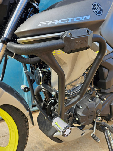 Protetor De Carenagem Factor 2025 Tanque Motor Slider Cinza