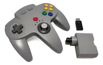 Comprar Control Mando Joystick Inalámbrico N64 Switch Pc Usb Gris