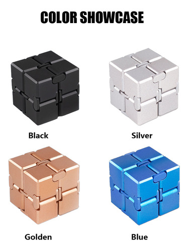 Cubo De Dedos Infinity Antiestrés Modelo Relax