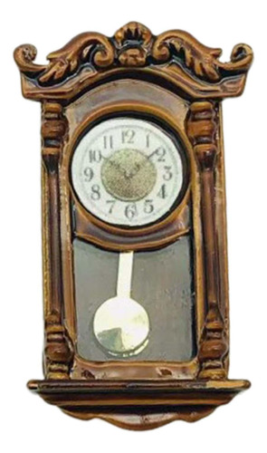 Reloj Romano En Miniatura Para Casa De Muñecas, Reloj De