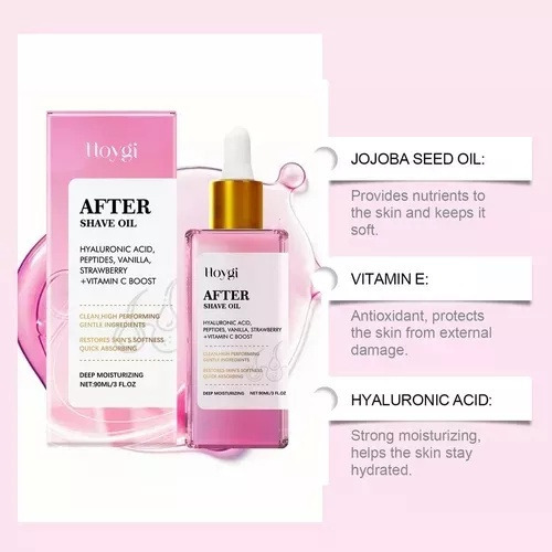 Para Aceite Para Después Del Afeitado Con Vainilla Y Fresa