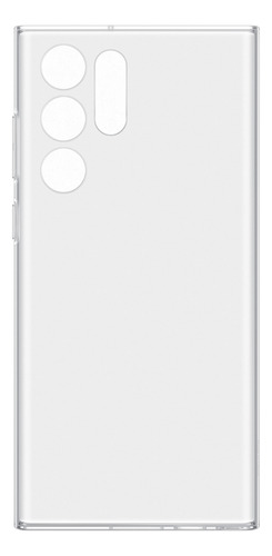 Forro Samsung Clear Standing Cover transparent con diseño lisa para Samsung Galaxy S22 Ultra por 1 unidad