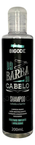 Shampoo Cabelo E Barba Limpeza Suave 200ml - João Bigode