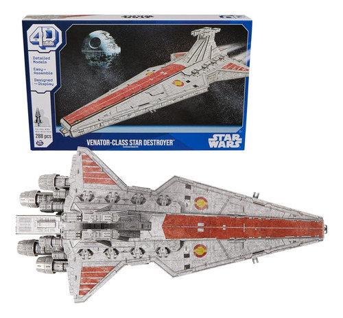 Star Wars Nave Clase Venator Star Destroyer 3d Modelo Kit
