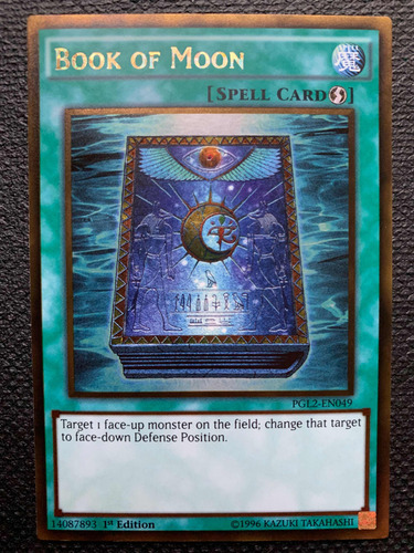Yu-gi-oh! Book Of Moon Gold Rare 1st Edition Pgl2-en049