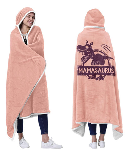 Mamasaurus Wearable Blanket Hoodie - Regalos De Cumpleaños P