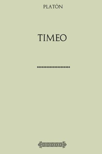 Colección Platón. Timeo (spanish Edition), De Platón. Editorial Oem, Tapa Blanda En Español