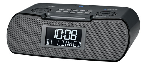 Sangean Radio Reloj Despertador Doble Bluetooth Pantalla Lcd