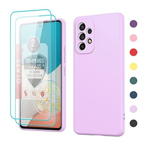 Funda Para Samsung A53 + 2 U Protectores, Morado