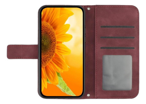 Funda For Honor X7b Pu Funda Abatible De Cuero Tpu A De