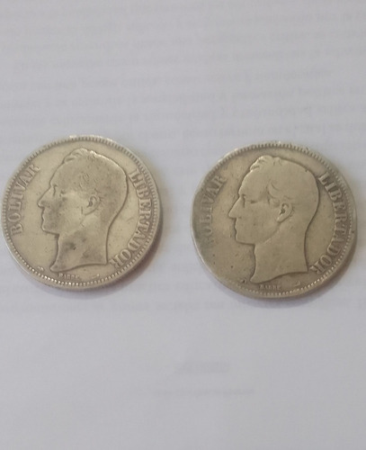 5 Bolivares Plata 1911