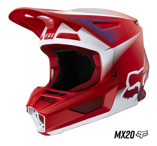 Casco Fox V2 Vlar 2020 Motocross All Road Enduro Atv Rzr 