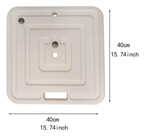 Bolsa De Agua Pesada Con Base De Arco De Globo 40cmx40cm