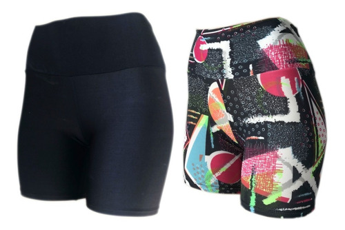 Kit 10 Shorts Suplex Plus Size Estampada Ou Lisa Academia