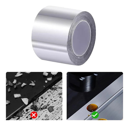 6 Cinta De Aluminio Antigrasa/antimoho Para Cocina
