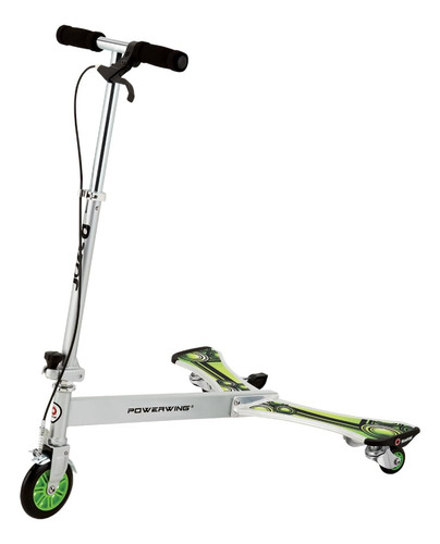 Razor Powerwing - Roller Scooter para crianças que estão começando. Cor Prata/Verde Dlx