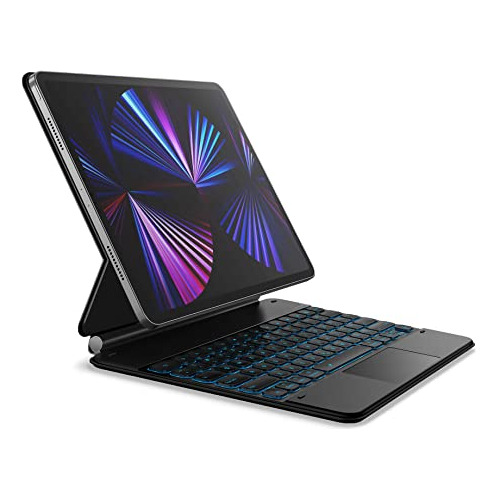 Caja De Teclado Magnético Para iPad Pro 12.9 Pulgadas (6a, 5