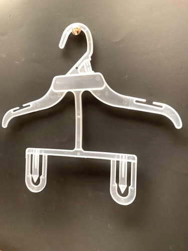 Imagen 1 de 5 de Gancho Para Ropa Bebe 2 Prendas 30cm, 50 Piezas