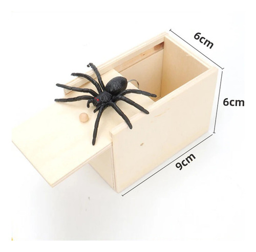 Juguete De Broma Creativa: Spider Surprise En Una Caja De Ma