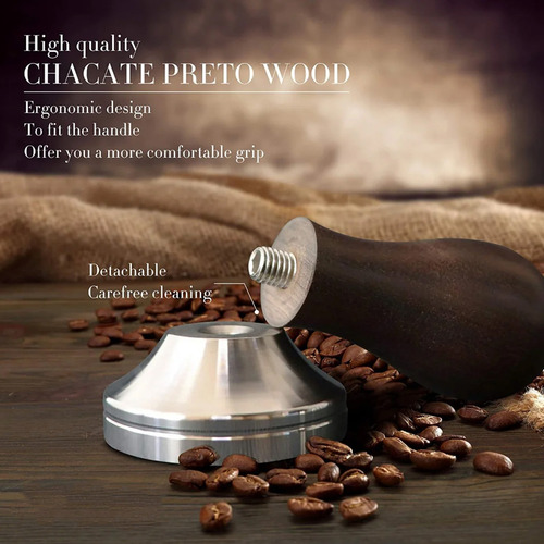 Tamper De Cafe A Presion 5.8cm Circular Acero Inoxidable