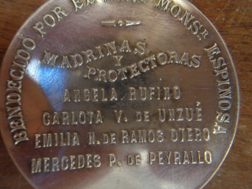 Imagen 6 de 8 de Antigua Medalla Inauguracion Organo Iglesia San Miguel 1901