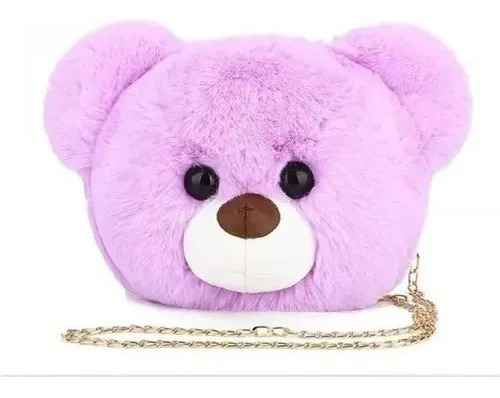 Bolsa De Cabeza De Oso De Peluche Color Aleatorio