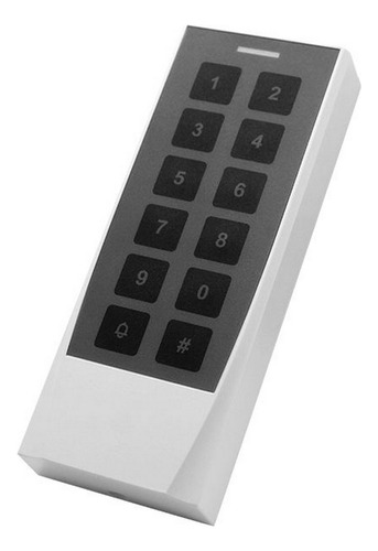 Teclado Control De Acceso Puerta Contraseña Tarjeta H1-c Color Blanco